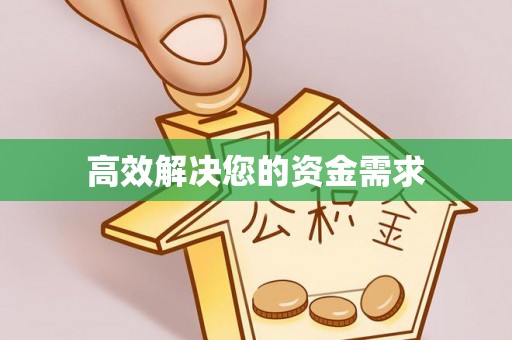 德保高效解决您的资金需求