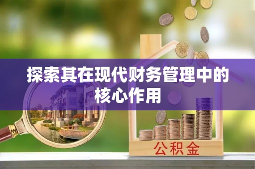德保探索其在现代财务管理中的核心作用