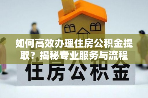 德保如何高效办理住房公积金提取？揭秘专业服务与流程